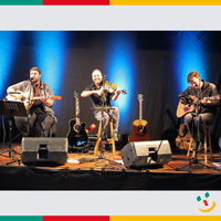 Bild vergrern: Mathias Kellner, Tobias Heindl und Martin Dietl (von links) hatten insgesamt ber 30 Lieder im Gepck