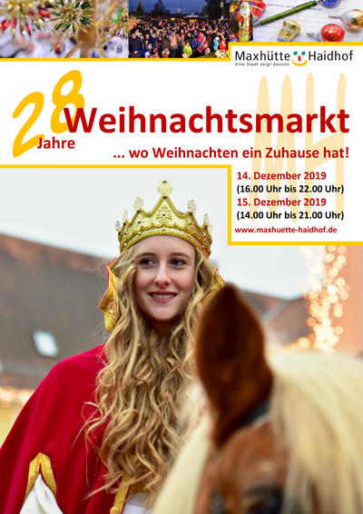 Bild vergr&ouml;&szlig;ern: Weihnachtsmarkt Plakat 2019