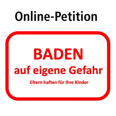 Bild vergrern: Online-Petition: Baden auf eigene Gefahr, Rettet die kostenlosen Badestellen in Bayern 
