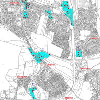 Bild vergr��ern: �bersichtplan Gewerbegebiete Maxh�tte-Haidhof Auflistung 1 bis 7