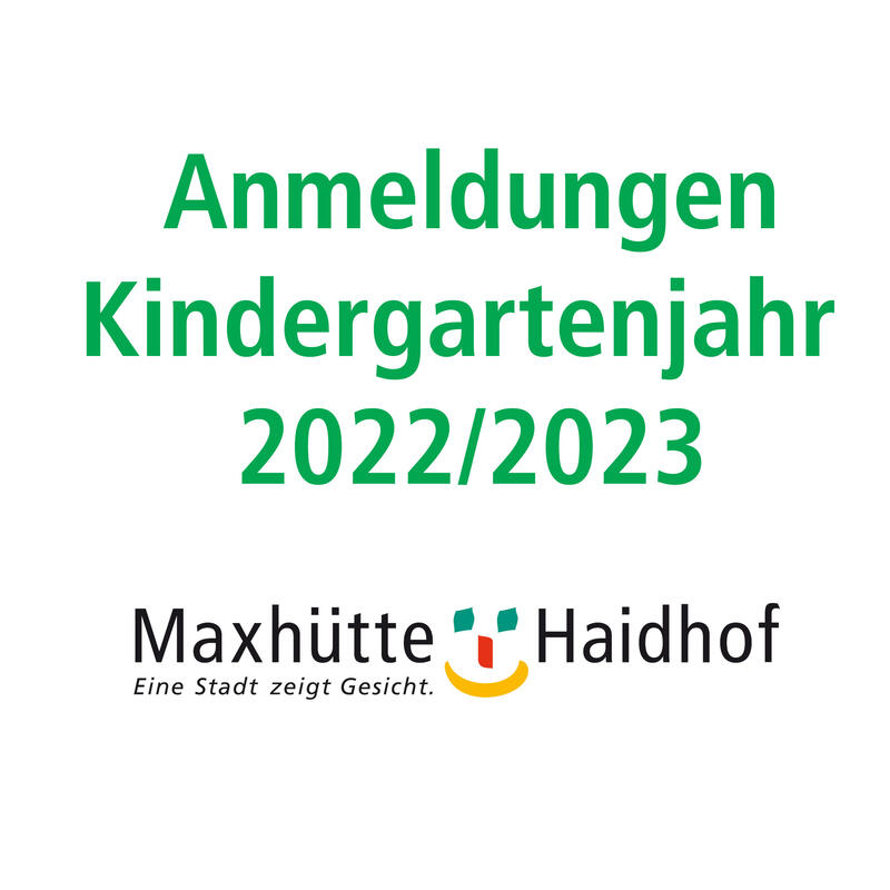 Anmeldung Kindergartenjahr 2022/2023