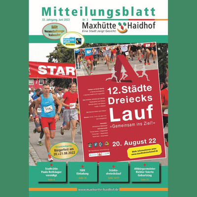 Bild vergr��ern: Mitteilungsblatt Juni 2022, Titelblatt