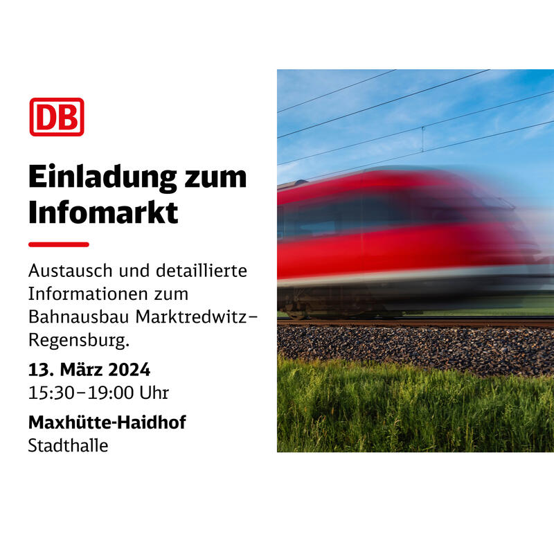 Deutsche Bundesbahn, Infomarkt am Mittwoch, 13. März 2024  