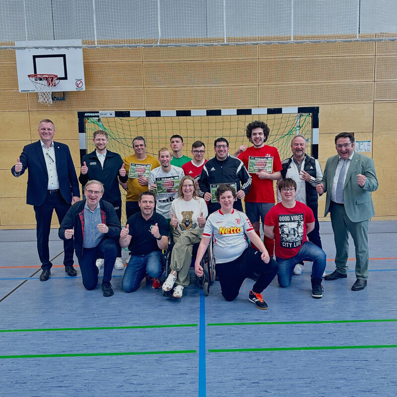 2. SV Leonberg Inklusionshallen-Fu&szlig;ball-Cup begeistert in der Stadthalle Maxh&uuml;tte-Haidhof