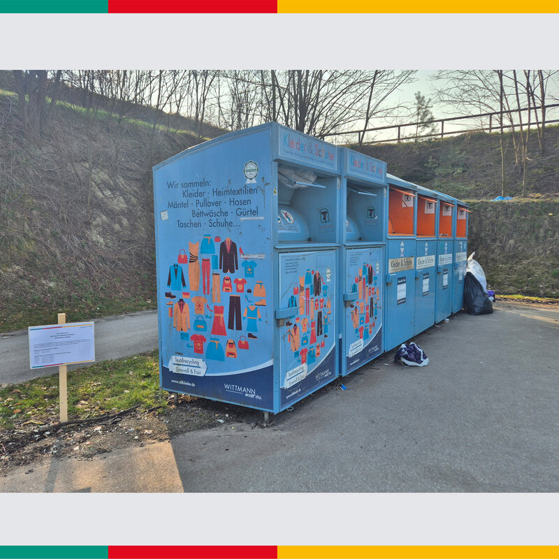 Entfernung Altkleidercontainer 2026