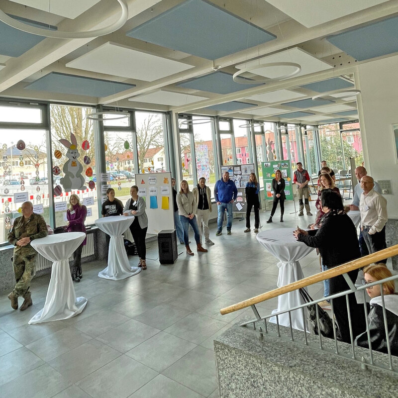 Mittelschule Berufspraxistag Aula G&auml;ste