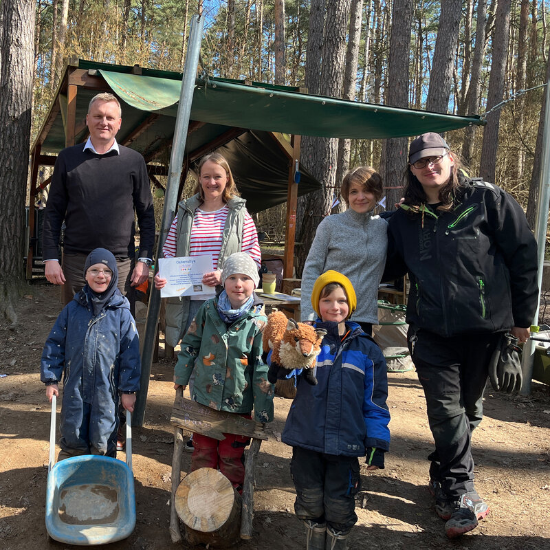 Osterrallye BRK Montessori Sonnenhaus mit Waldkindergarten der Holzf&uuml;chse