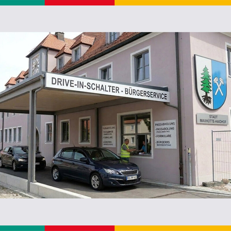 Drive-In-Schalter startet