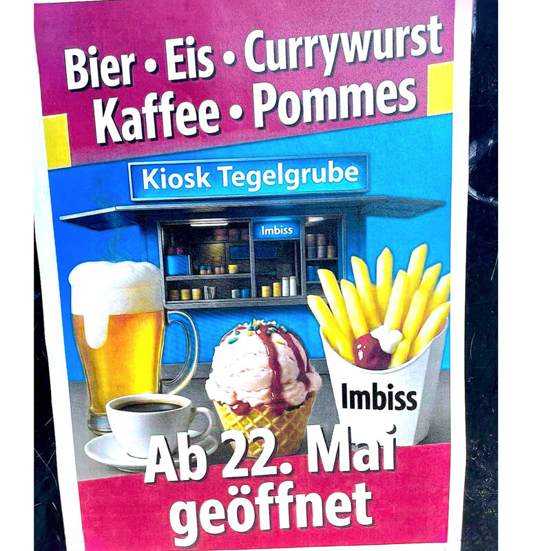 Kiosk Badestelle Tegelgrube er&ouml;ffnet