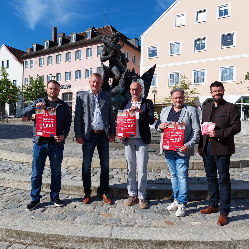 Das St&auml;dtedreieck l&auml;uft wieder: Der 16. St&auml;dtedreieckslauf startet mit einigen &Auml;nderungen
