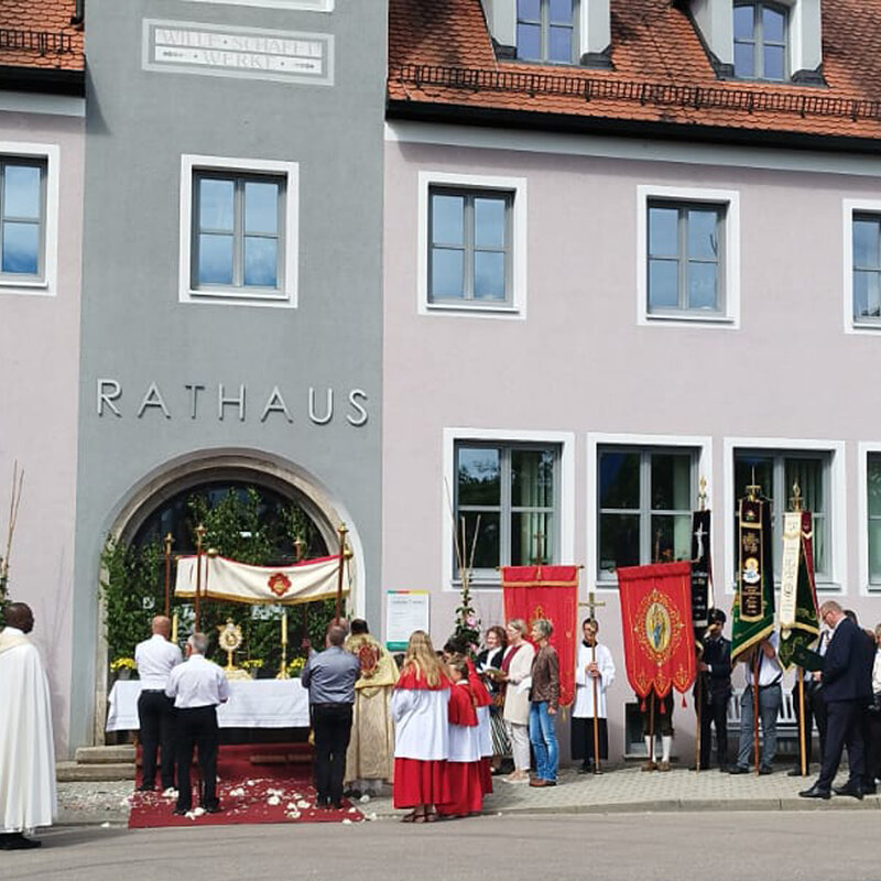 Am Prangertag gemeinsam unterwegs im Stadtgebiet