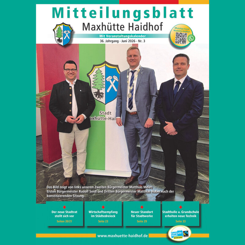 Mitteilungsblatt 2026, Nummer 3 Titelblatt