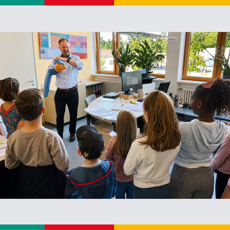 Vorschulkinder in der Maximilian-Grundschule