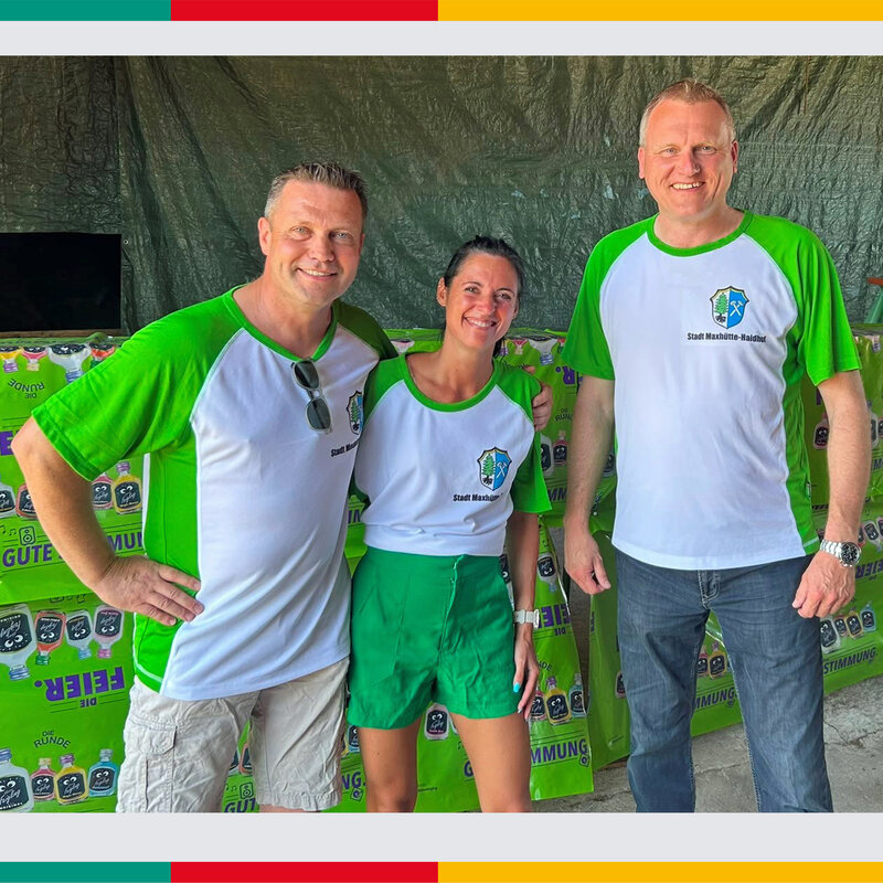 B&uuml;rgermeisterteam &uuml;berzeugt beim Fu&szlig;ball-Golf-Turnier des Gockl-Stammtisch Verau