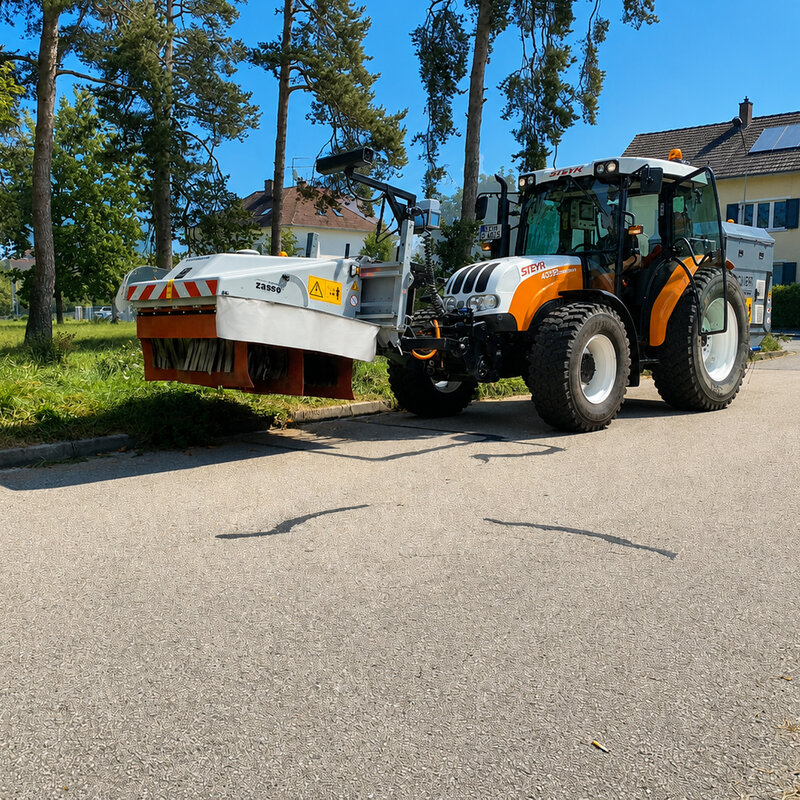 Unkrautvernichter unterwegs