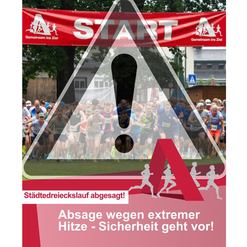 Absage St&auml;dtedreieckslauf