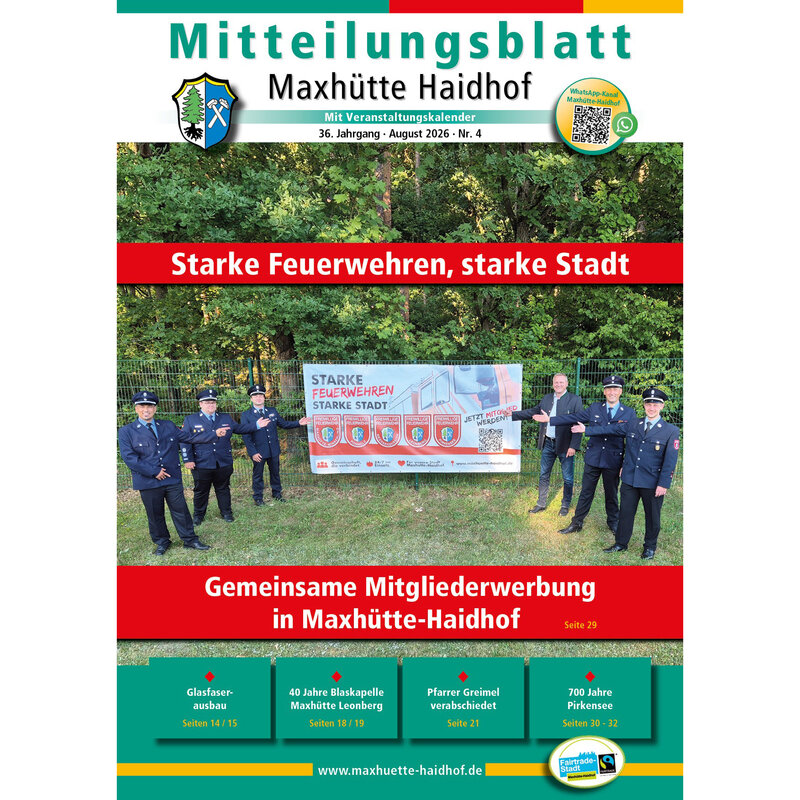 Mitteilungsblatt August 2026, Nummer 4