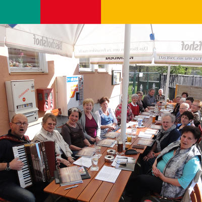 Bild vergr��ern: Singen mit Andreas Fischer - immer ein Gewinn!